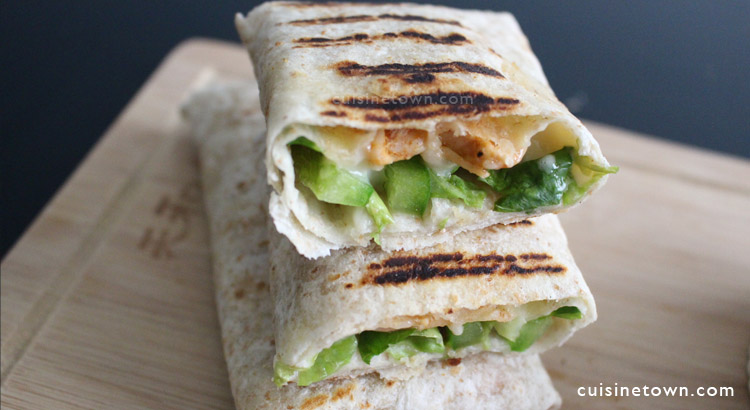 Easy Grilled Chicken Wraps