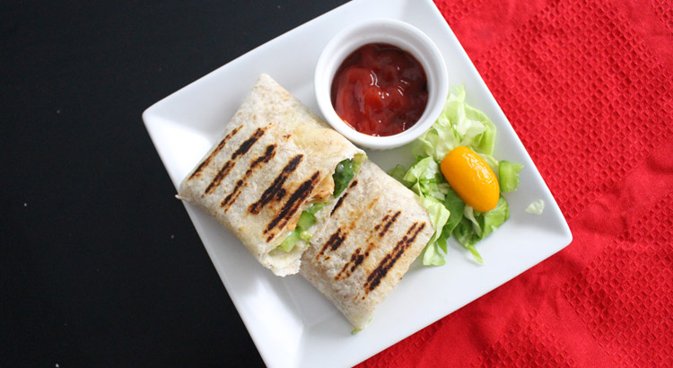 Easy Grilled Chicken Wraps