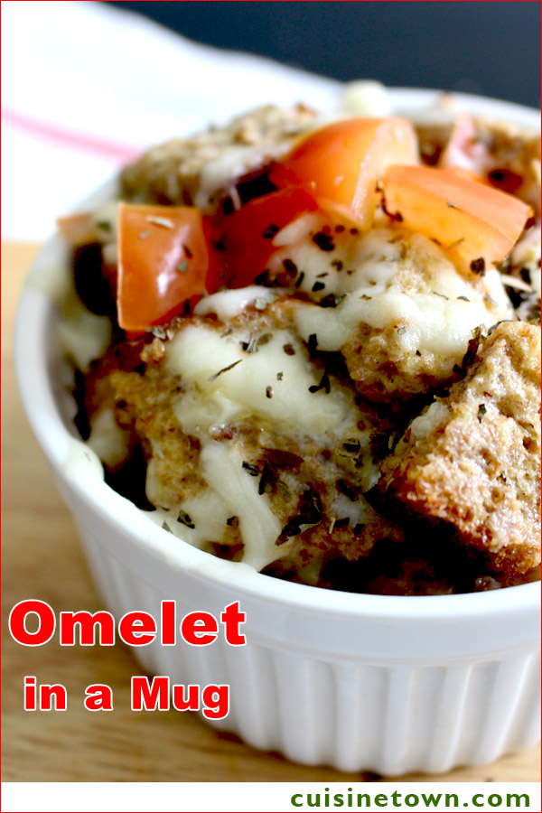 2-Minute Healthy Omelet Mug