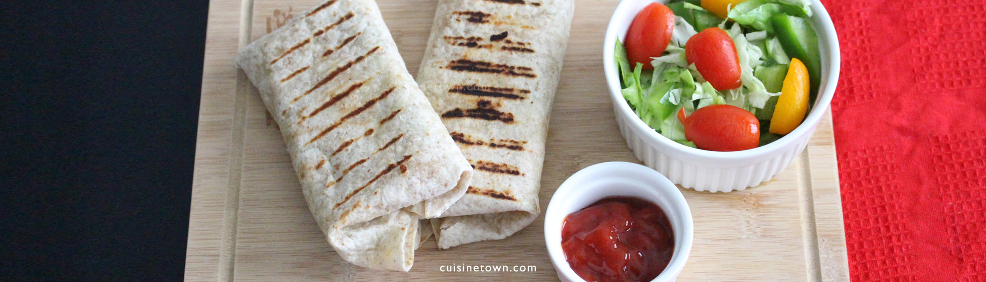 Easy Grilled Chicken Wraps