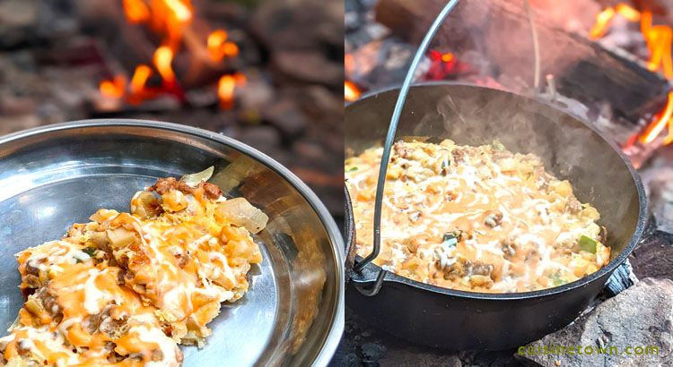 Dutch Oven Mountain Man Breakfast